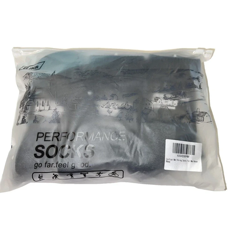 Amazon‎ Essentials unisex Cotton Cushioned Performance Socks 6 Pairs Breathable